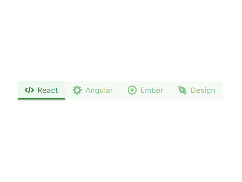React UI kit for Figma — Design & Code toolkit 2-in-1 app design design system desktop figma material mobile navigation react tab tabs templates ui ui kit web