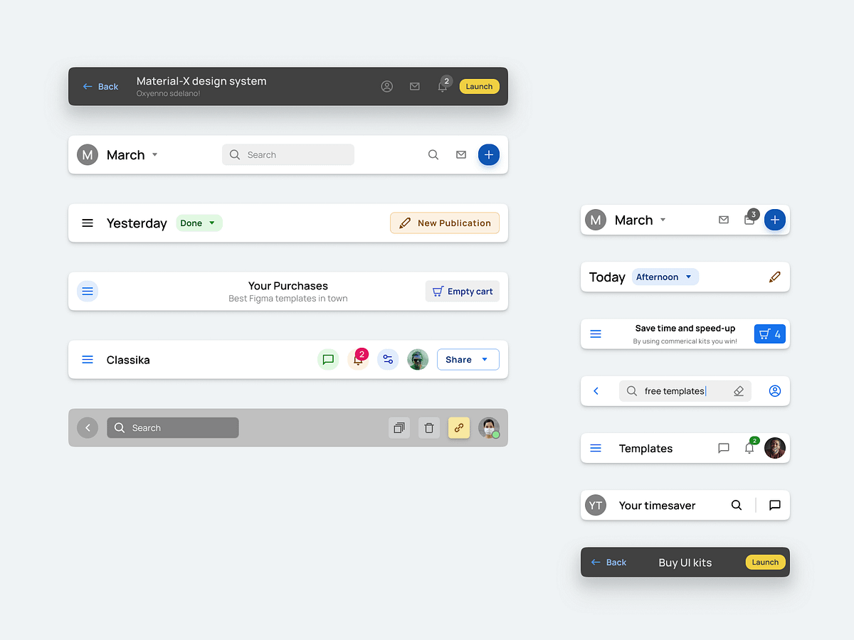 Browse thousands of Top Bar UI images for design inspiration | Dribbble