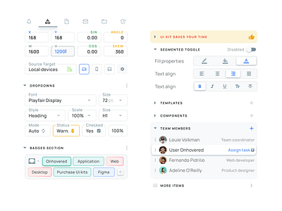 Figma Dashboard UI kit - Material desktop app templates