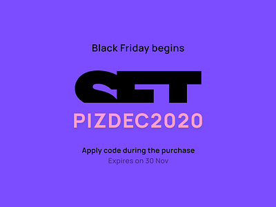 Black Friday 2020 for Figma templates and UI kits