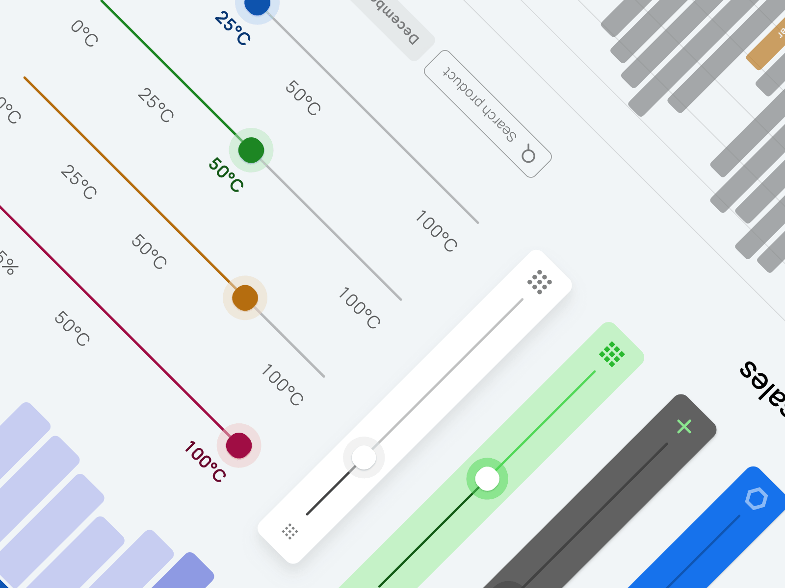 Figma Material X kit - Slider UI design