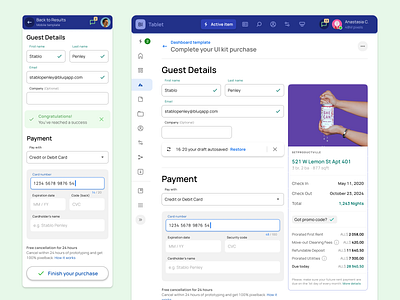 Figma Material X Dashboard templates Desktop Mobile