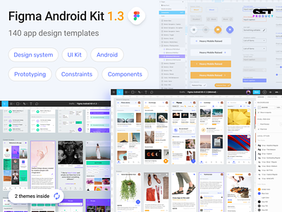 Figma Material UI kit - Mobile app Android templates