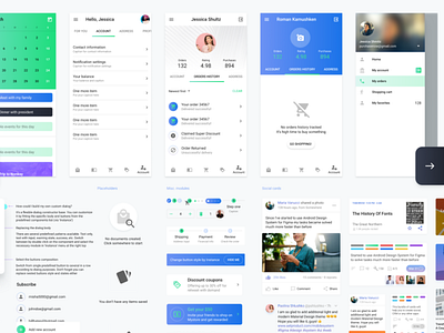 Figma Material UI kit - Mobile app Android templates