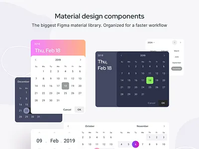 Figma templates — Material Design UI kit admin android app dashboard design design system desktop figma material mobile template templates ui ui kit web webdev