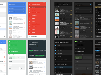 Figma templates — Material Design UI kit