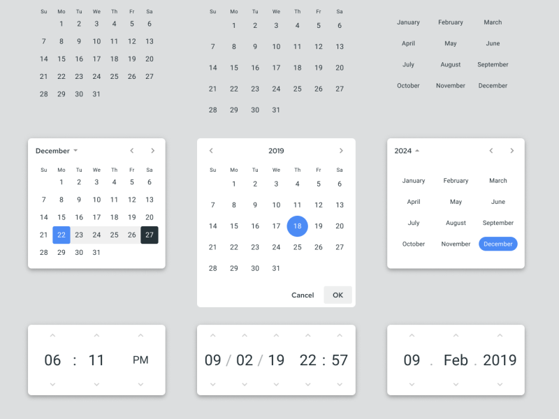 Figma Material Design UI kit - Desktop & Mobile templates by Roman ...