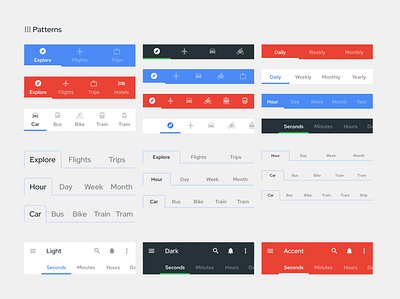 🔥 Material UI kit — Figma app templates desktop & mobile android app dark dashboard design design system figma ios material mobile navigation react tab tabs templates ui ui kit web