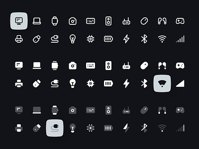 Figma 1600+ Icons - Filled, Outlined, Duotone android app design design system duotone figma filled icon icons ios line material outline outlined solid templates ui ui kit