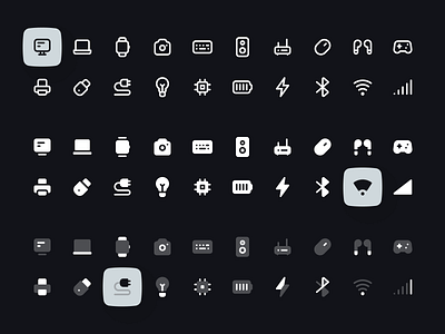 Figma 1600+ Icons - Filled, Outlined, Duotone