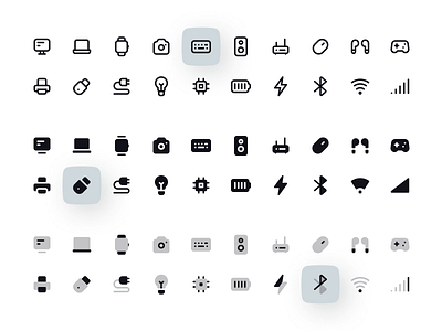 Figma 1600+ Icons - Filled, Outlined, Duotone