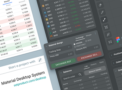 Figma Material Dashboard UI kit & Design system admin app dark dashboard data grid design design system desktop figma form input material table templates text field ui ui kit web