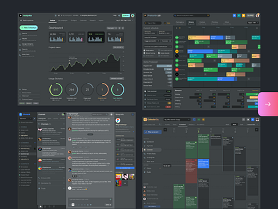 Figma Material Dashboard UI kit & Design system