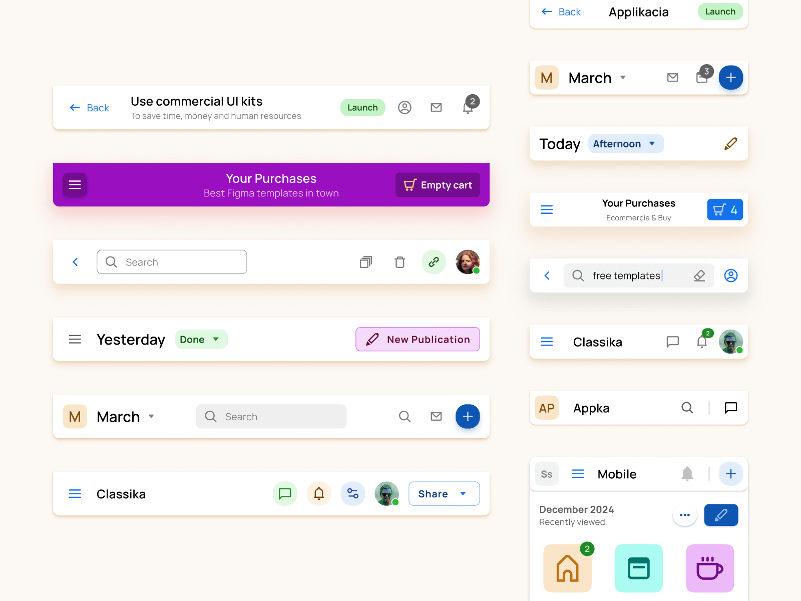 Figma Material X UI kit – Components and App Templates by Roman ...