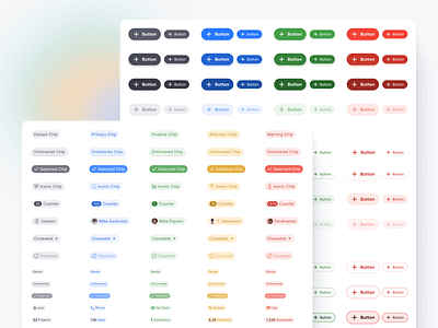 Figma React UI kit - design system for dashboard by Roman Kamushken for ...