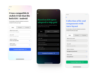 Design unique😲 mobile apps with Mobile–X Figma UI kit app app design design figma material templates ui ui kit