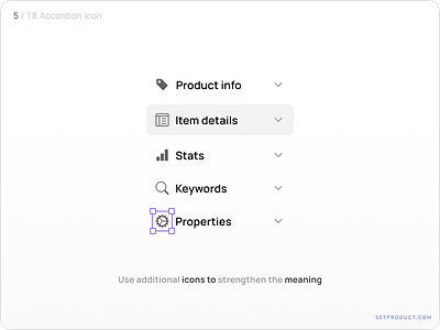 Accordion UI design icons app design figma templates ui ui kit ux