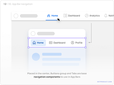 App Bar (Navbar) UI design — Navigation