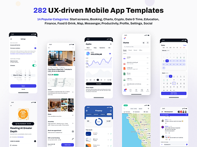 New Figma iOS UI kit with 280+ mobile templates