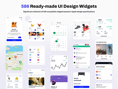 New Figma iOS UI kit with 280+ mobile templates app design figma ios mobile templates ui ui kit