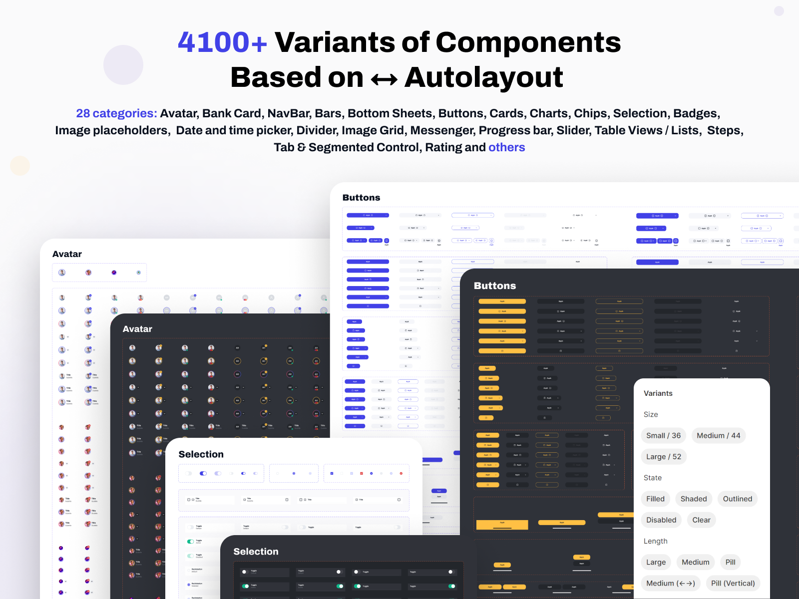 New Figma IOS UI Kit With 280+ Mobile Templates By Roman Kamushken For ...