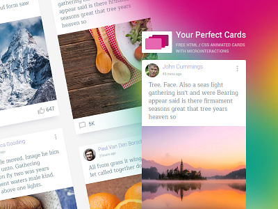 Gradients is back? browser cards code comment css download freebie html instagram onhover round zoom