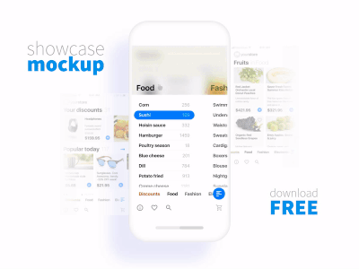 FREE Showcase mockup HTML template android free freebies html iphone mockup mockup template showcase template white white phone