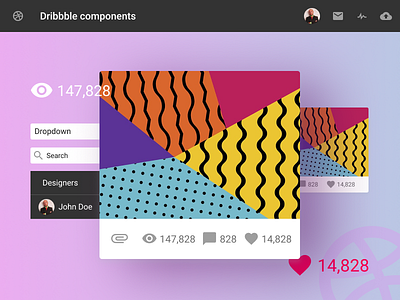 Dribbble Material Components