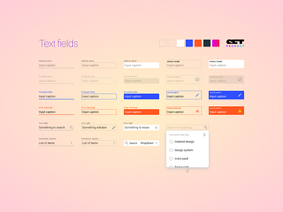 New inputs coming! caption design system field figma input outline stroke text ui kit