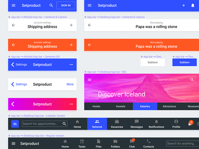 App Bar designs, themes, templates and downloadable graphic elements on ...