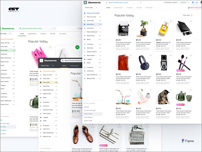 Creating sidebar navigation for web or desktop app design system ecommerce figma layout material design navigation navigation drawer prototyping sidebar sidenav templates timelapse ui kit