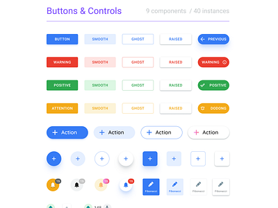 Design System Components UI by Roman Kamushken on Dribbble