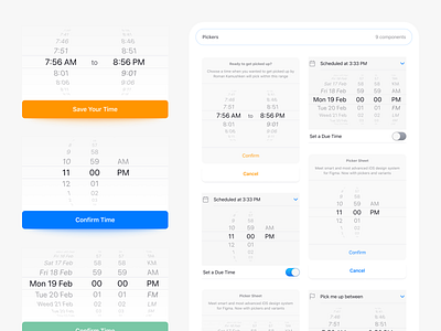 Figma iOS Pickers Native UI Design app date figma ios layout mobile picker prototyping reflex shadow templates time ui ui kit ux