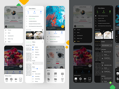 Bottom Sheets UI - Material design Figma android app design figma list material sheet sheets system templates ui ui kit