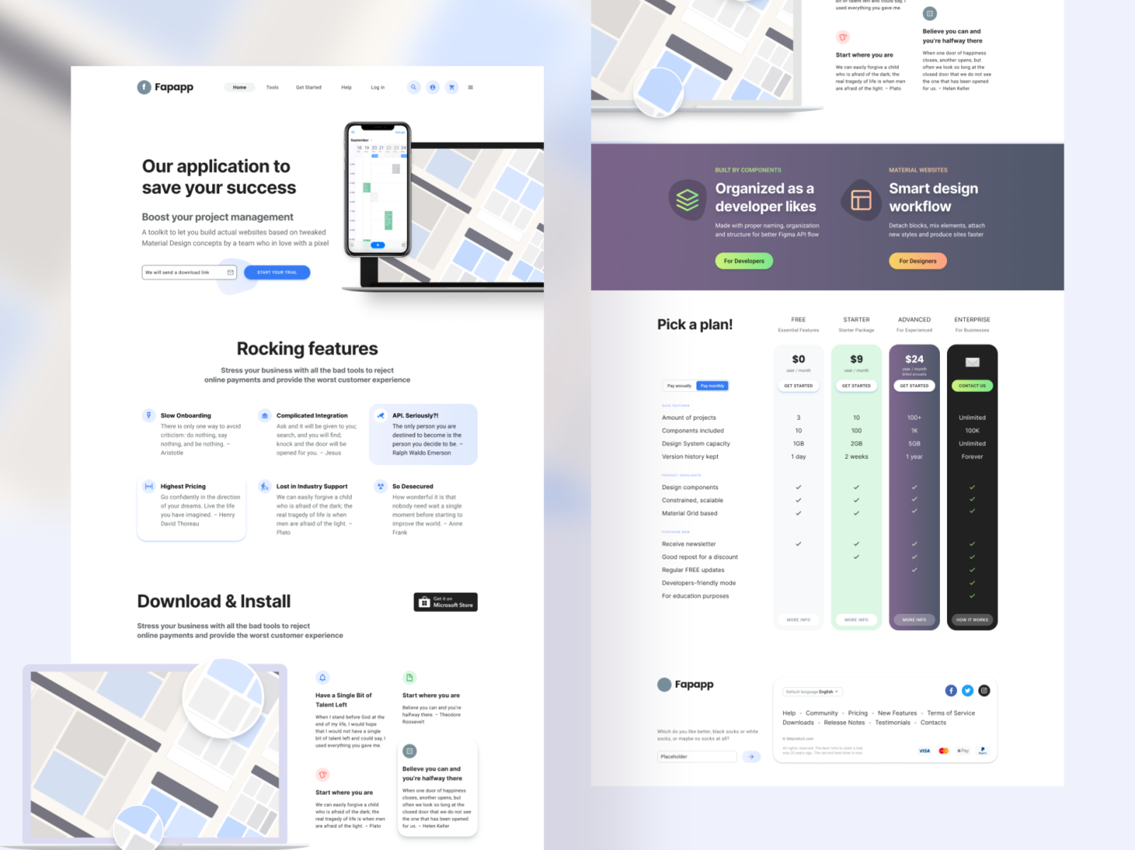 material design web ui kit figma