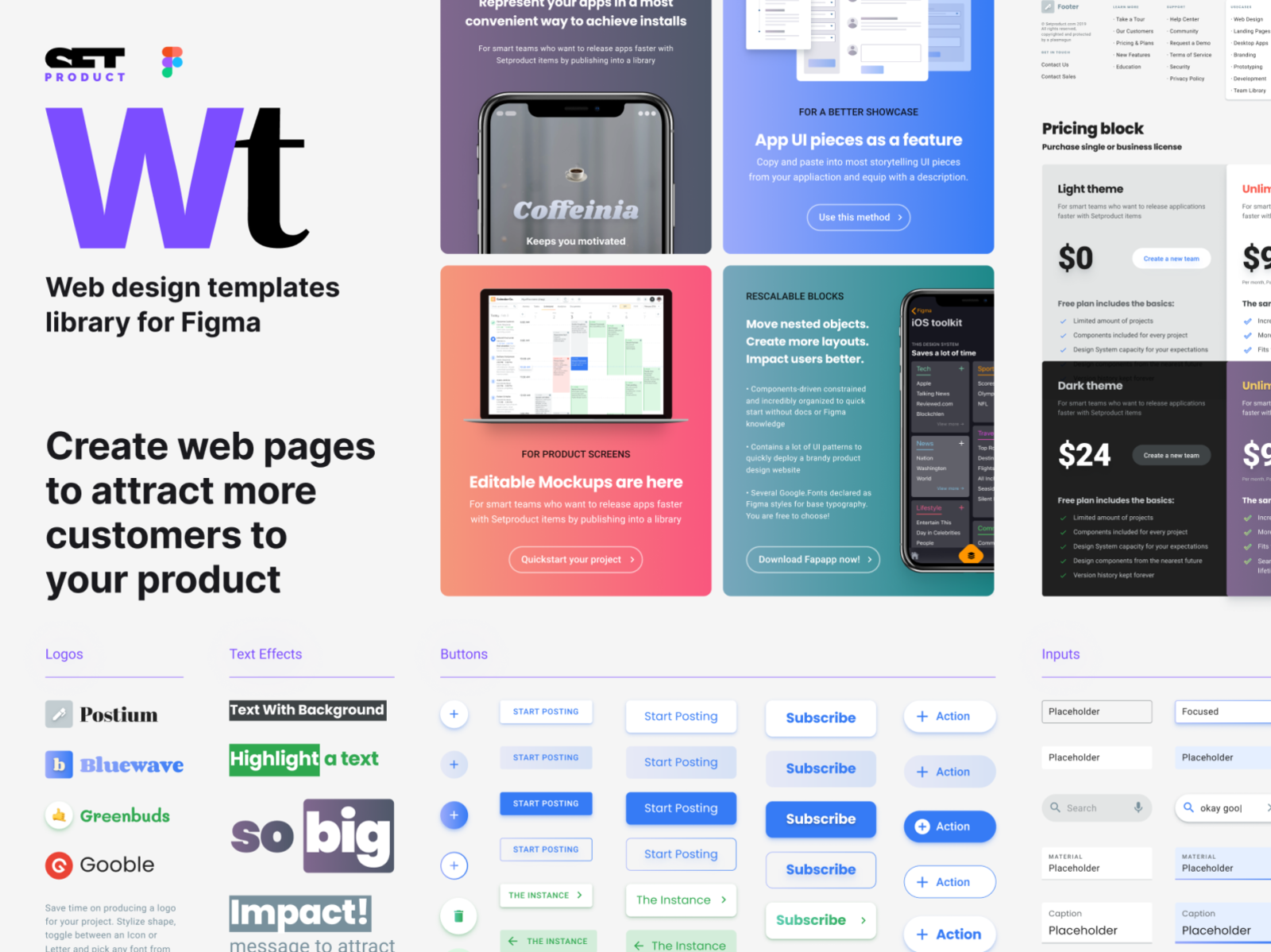 Figma web UI kit by Roman Kamushken on Dribbble