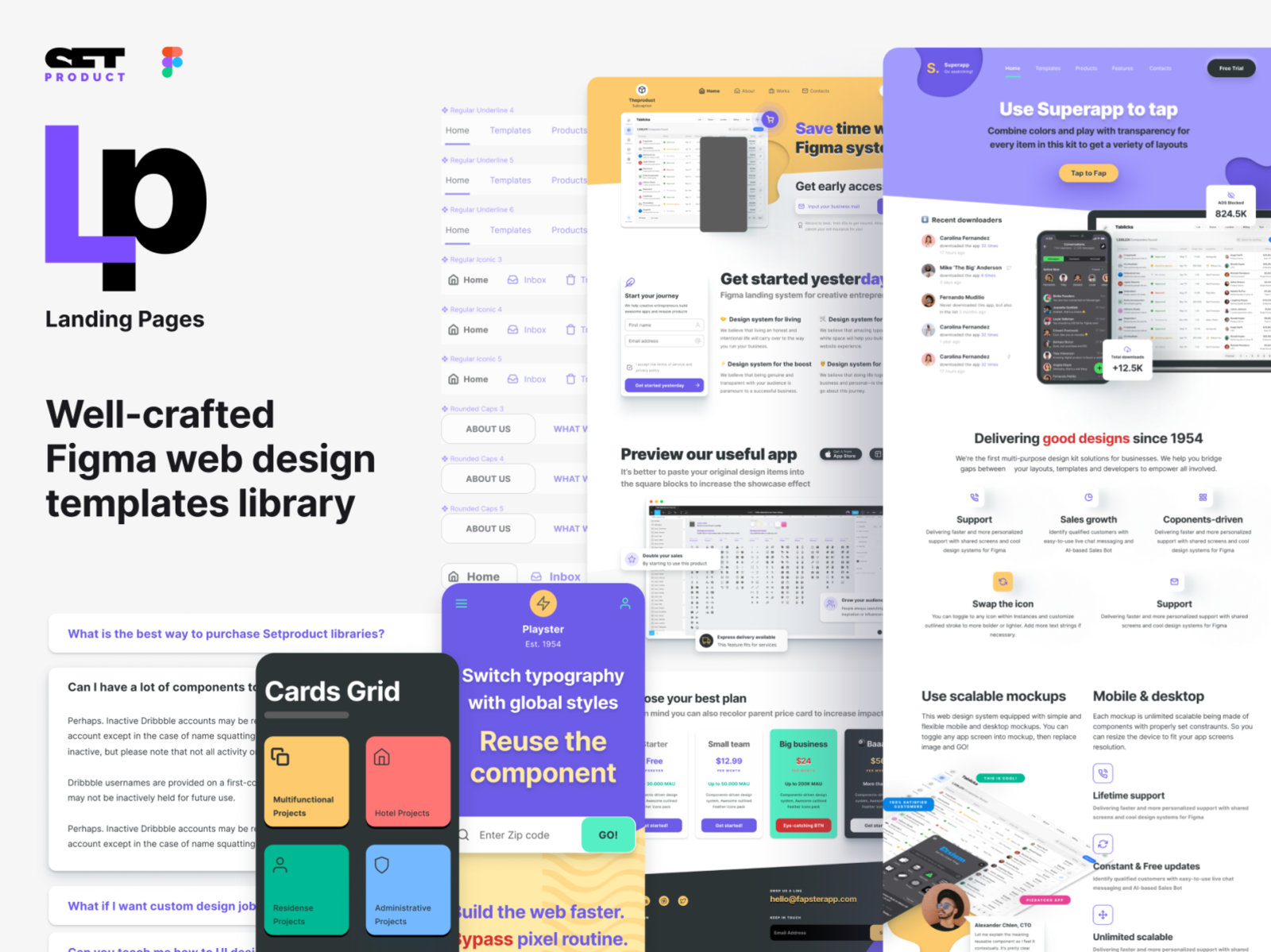 web design with figma