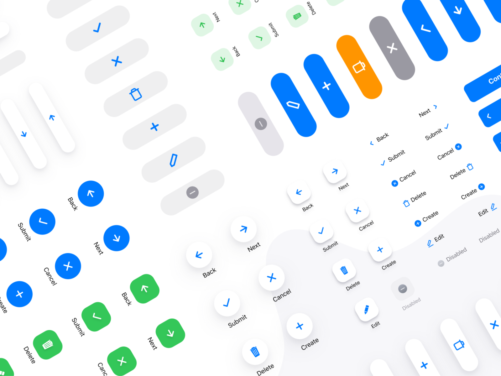 Figma iOS Kit · Native Buttons Components - UpLabs