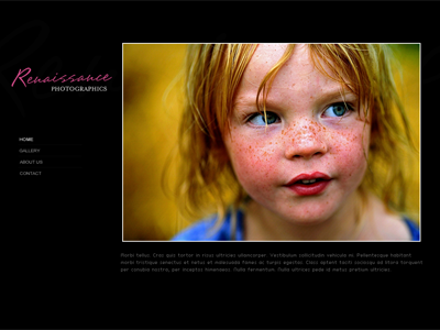 Photography Design design inspiration photography web design