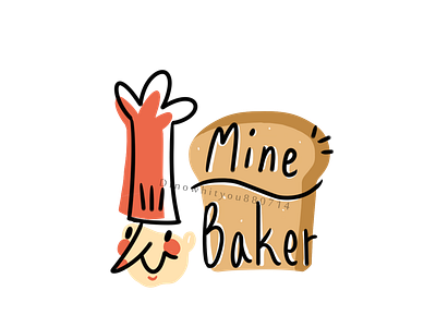 Mine Baker illustration logo photoshop sai