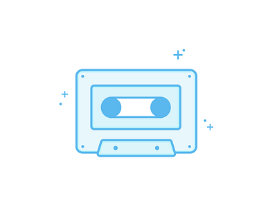 Tape Icon icon illustration simple