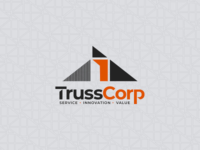 TrussCorp Logo Concept Pattern
