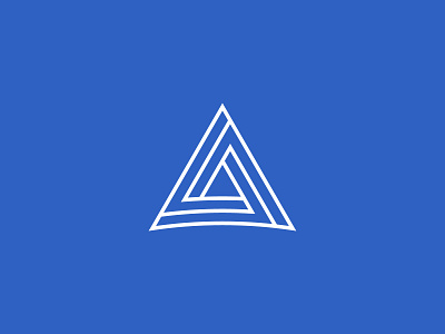 Geometric Triangle Logo Concept