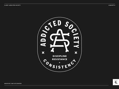 Logo Design Concept E for Addicted Society.