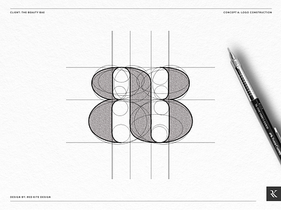 Beauty Logo Grid Concept A brand identity brand identity design brand identity designer branding branding design design logo logodesign