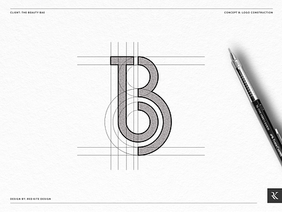 Beauty Logo Grid Concept B brand identity brand identity design brand identity designer branding branding design design logo logodesign