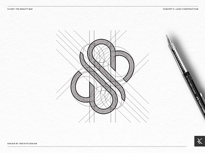 Beauty Logo Grid Concept C brand identity brand identity design brand identity designer branding branding design design logo logodesign