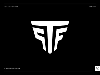 TP Fabworks Logo Concept B brand identity brand identity design brand identity designer branding branding design design logo logodesign