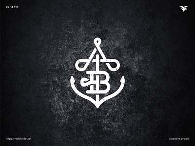 AB Anchor Monogram Logo