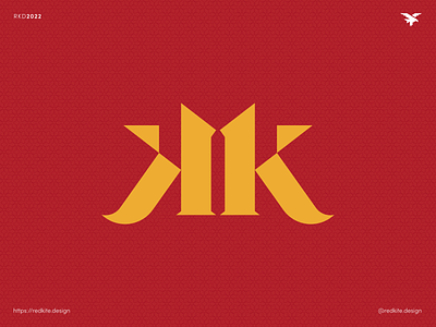 Krave Kebab Final Logo Design - KK Monogram